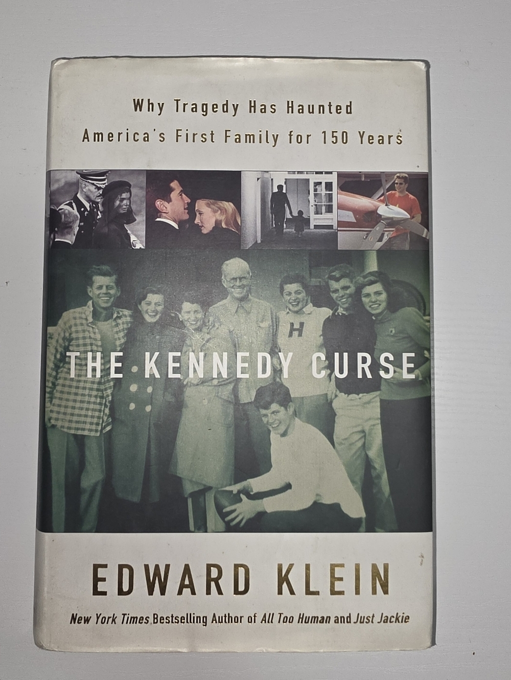 The Kennedy Curse by Edward Klein - Hardcover with Jacket - Green/White Cover